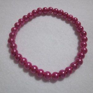 Fuchsia Stretch Bracelet.